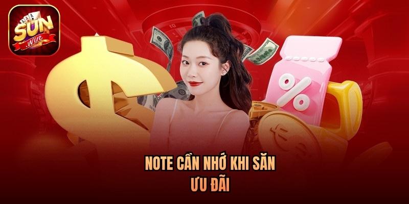 Note cần nhớ khi săn ưu đãi