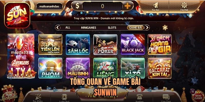 Tổng quan về game bài Sunwin